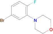 4-(5-Bromo-2-fluorophenyl)morpholine