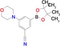 3-Morpholino-5-(4,4,5,5-tetramethyl-1,3,2-dioxaborolan-2-yl)benzonitrile