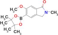 6-Methoxy-2-methyl-5-(4,4,5,5-tetramethyl-1,3,2-dioxaborolan-2-yl)isoindolin-1-one