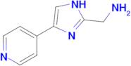 1-[4-(pyridin-4-yl)-1H-imidazol-2-yl]methanamine