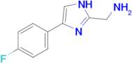 1-[4-(4-fluorophenyl)-1H-imidazol-2-yl]methanamine