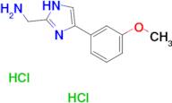 1-[4-(3-methoxyphenyl)-1H-imidazol-2-yl]methanamine dihydrochloride