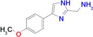 1-[4-(4-methoxyphenyl)-1H-imidazol-2-yl]methanamine