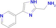 1-[4-(pyridin-3-yl)-1H-imidazol-2-yl]methanamine