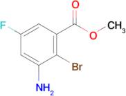 Methyl 3-amino-2-bromo-5-fluorobenzoate