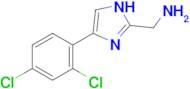 1-[4-(2,4-dichlorophenyl)-1H-imidazol-2-yl]methanamine