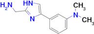 3-[2-(aminomethyl)-1H-imidazol-4-yl]-N,N-dimethylaniline