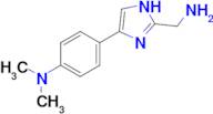 4-[2-(aminomethyl)-1H-imidazol-4-yl]-N,N-dimethylaniline