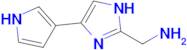1-[4-(1H-pyrrol-3-yl)-1H-imidazol-2-yl]methanamine