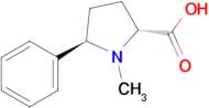 (2R,5R)-1-Methyl-5-phenylpyrrolidine-2-carboxylic acid