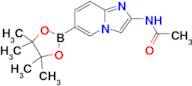 N-(6-(4,4,5,5-Tetramethyl-1,3,2-dioxaborolan-2-yl)imidazo[1,2-a]pyridin-2-yl)acetamide