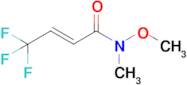 (E)-4,4,4-Trifluoro-N-methoxy-N-methylbut-2-enamide