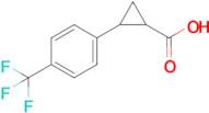 2-(4-(Trifluoromethyl)phenyl)cyclopropane-1-carboxylic acid
