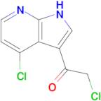 2-Chloro-1-(4-chloro-1H-pyrrolo[2,3-b]pyridin-3-yl)ethan-1-one