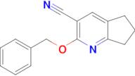 2-(Benzyloxy)-6,7-dihydro-5H-cyclopenta[b]pyridine-3-carbonitrile