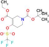 1-(tert-Butyl) 3-ethyl 4-(((trifluoromethyl)sulfonyl)oxy)-5,6-dihydropyridine-1,3(2H)-dicarboxylate