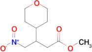 Methyl 4-nitro-3-(tetrahydro-2H-pyran-4-yl)butanoate