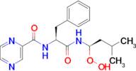 N-[(1S)-2-[[(1R)-1-Hydroperoxy-3-methylbutyl]amino]-2-oxo-1-(phenylmethyl)ethyl]-2-pyrazinecarboxamide