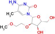 4-Amino-1-((2R,3R,4R,5R)-4-hydroxy-5-(hydroxymethyl)-3-(2-methoxyethoxy)tetrahydrofuran-2-yl)-5-...