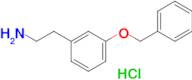 2-(3-(Benzyloxy)phenyl)ethan-1-amine hydrochloride