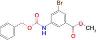 Methyl 3-(((benzyloxy)carbonyl)amino)-5-bromobenzoate