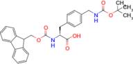 (S)-2-((((9H-Fluoren-9-yl)methoxy)carbonyl)amino)-3-(4-(((tert-butoxycarbonyl)amino)methyl)phenyl)…