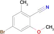 4-Bromo-2-methoxy-6-methylbenzonitrile