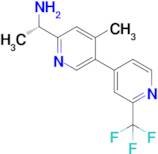 (S)-1-(4-Methyl-2'-(trifluoromethyl)-[3,4'-bipyridin]-6-yl)ethan-1-amine