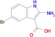 2-Amino-5-bromo-1H-indole-3-carboxylic acid