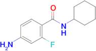 4-Amino-N-cyclohexyl-2-fluorobenzamide