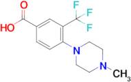 4-(4-Methylpiperazin-1-yl)-3-(trifluoromethyl)benzoic acid