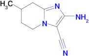 2-Amino-7-methyl-5,6,7,8-tetrahydroimidazo[1,2-a]pyridine-3-carbonitrile