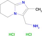 (2-Methyl-5,6,7,8-tetrahydroimidazo[1,2-a]pyridin-3-yl)methanamine dihydrochloride