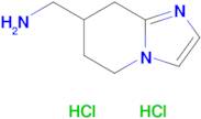 (5,6,7,8-Tetrahydroimidazo[1,2-a]pyridin-7-yl)methanamine dihydrochloride