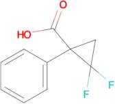 2,2-Difluoro-1-phenylcyclopropane-1-carboxylic acid