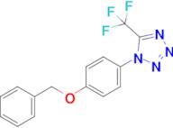 1-(4-(Benzyloxy)phenyl)-5-(trifluoromethyl)-1H-tetrazole