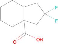 2,2-Difluorooctahydro-3aH-indene-3a-carboxylic acid