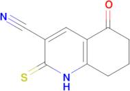 5-Oxo-2-thioxo-1,2,5,6,7,8-hexahydroquinoline-3-carbonitrile