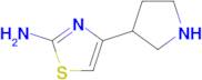 4-(Pyrrolidin-3-yl)thiazol-2-amine