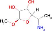 (2R,3S,4R,5R)-2-((S)-1-Aminoethyl)-5-methoxytetrahydrofuran-3,4-diol