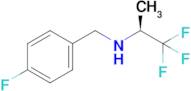 (S)-1,1,1-Trifluoro-N-(4-fluorobenzyl)propan-2-amine