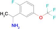 1-(2-Fluoro-5-(trifluoromethoxy)phenyl)ethan-1-amine