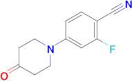 2-Fluoro-4-(4-oxopiperidin-1-yl)benzonitrile