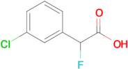 2-(3-Chlorophenyl)-2-fluoroacetic acid