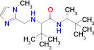 (S)-N-((R)-3,3-Dimethylbutan-2-yl)-3,3-dimethyl-2-(((1-methyl-1H-imidazol-2-yl)methyl)amino)butana…