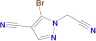 5-Bromo-1-(cyanomethyl)-1H-pyrazole-4-carbonitrile