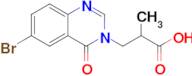 3-(6-Bromo-4-oxoquinazolin-3(4H)-yl)-2-methylpropanoic acid