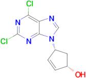 (1S,4R)-4-(2,6-Dichloro-9H-purin-9-yl)cyclopent-2-en-1-ol