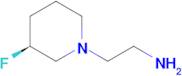 (S)-2-(3-Fluoropiperidin-1-yl)ethan-1-amine