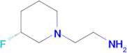 (R)-2-(3-Fluoropiperidin-1-yl)ethan-1-amine